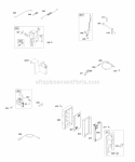 Part Location Diagram of 691908 Briggs and Stratton Retainer-air Filter